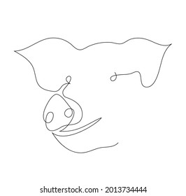 3,890 Pig contour drawing Images, Stock Photos & Vectors | Shutterstock