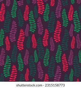 Vector illustration of abstract plants