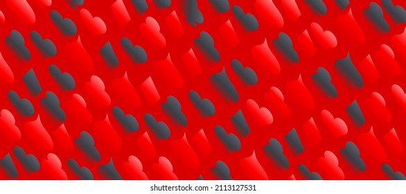 Vector illustration of abstract playing cards suit symbols background. Game concept