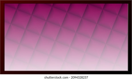 vector illustration of abstract polygonal background in red colors in frame with 
glow