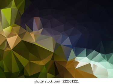 vector illustration of abstract polygonal background