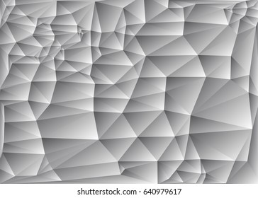 Vector illustration. Abstract polygonal background. A geometric chaotic drawing. For use in graphic design, for brochures, wallpapers for a phone, website.