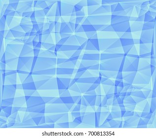Vector illustration. Abstract polygonal background. A geometric chaotic drawing. For use in graphic design, for brochures, wallpapers for a phone, website.