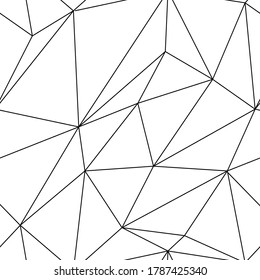Ilustración vectorial del patrón poligonal abstracto sin soldadura.