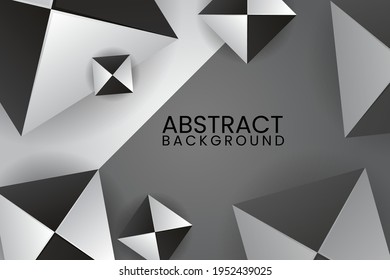 Vector illustration of Abstract Polygons and Lines on Vector Background. vector abstract gradient illustration. Perfect for backgrounds for magazine cover, Banner, Poster, Wallpaper.