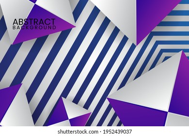 Vector illustration of Abstract Polygons and Lines on Vector Background. vector abstract gradient illustration. Perfect for backgrounds for magazine cover, Banner, Poster, Wallpaper.