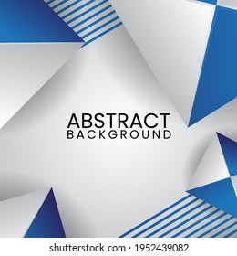 Vector illustration of Abstract Polygons and Lines on Vector Background. vector abstract gradient illustration. Perfect for backgrounds for magazine cover, Banner, Poster, Wallpaper.