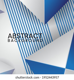 Vector illustration of Abstract Polygons and Lines on Vector Background. vector abstract gradient illustration. Perfect for backgrounds for magazine cover, Banner, Poster, Wallpaper.