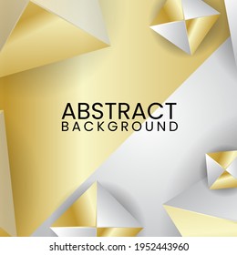 Vector illustration of Abstract Polygons and Lines on Vector Background. vector abstract gradient illustration. Perfect for backgrounds for magazine cover, Banner, Poster, Wallpaper.