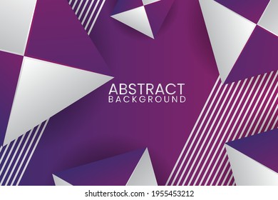 Ilustración vectorial de polígonos abstractos y líneas sobre fondo vectorial. ilustración de gradiente abstracto vectorial. Perfecto para los fondos de portada de la revista, Banner, Afiche, fondos de escritorio.