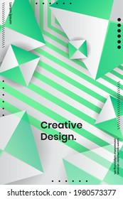 Vector illustration of Abstract Polygons and Lines on Vector Background. vector abstract gradient illustration. Perfect for backgrounds for magazine cover, Banner, Poster, Wallpaper.
