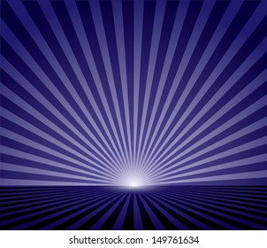 Vector illustration of an abstract purple burst.