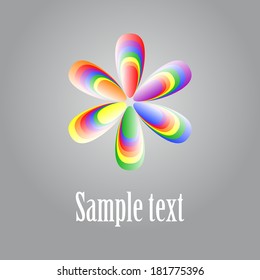 Vector illustration of Abstract rainbow colors