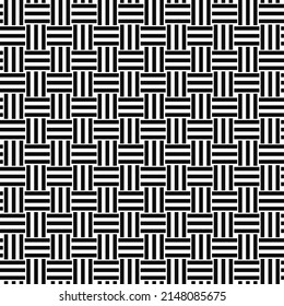 Vector illustration of an abstract rattan weave pattern. polished weave pattern seamless for background