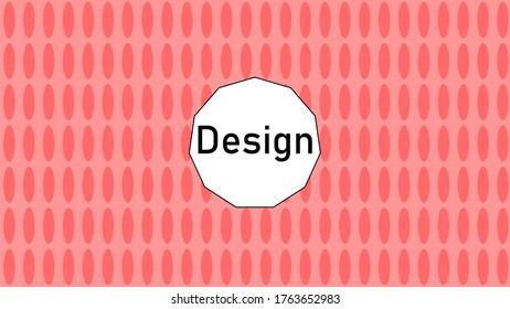 ilustración vectorial de un fondo rojo abstracto con formas ovaladas geométricas