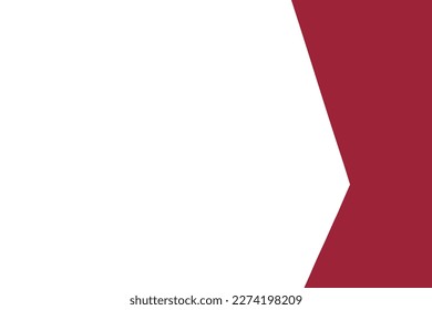 Vector Illustration of Abstract Red Background with Copy Space for Modern and Clean Design