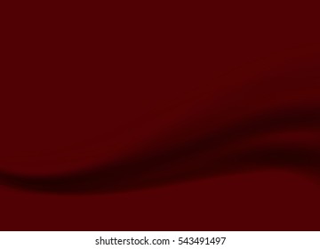 Vector illustration of abstract red background imitating smooth silk cloth