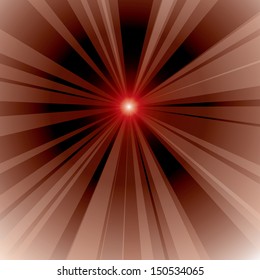 Vector illustration of an abstract red burst.