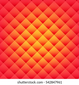 Vector illustration abstract red and orange square background for card or cover.