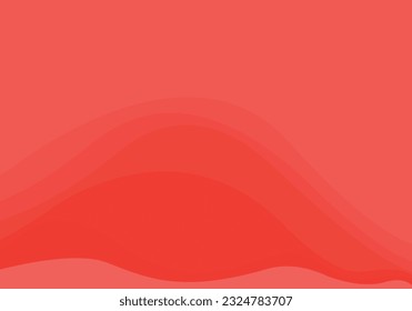 Ilustración vectorial fondo de onda rojo y rosa abstracto. Papel de fondo combinado de formas dinámicas para presentación de negocios, banner, volante de portada, folleto y afiche. Elegante, alegre, valiente