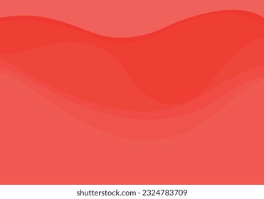 Ilustración vectorial fondo de onda rojo y rosa abstracto. Papel de fondo combinado de formas dinámicas para presentación de negocios, banner, volante de portada, folleto y afiche. Elegante, alegre, valiente