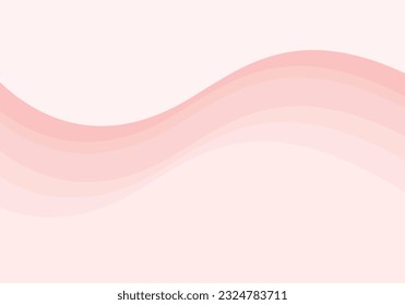 Ilustración vectorial fondo de onda rojo y rosa abstracto. Papel de fondo combinado de formas dinámicas para presentación de negocios, banner, volante de portada, folleto y afiche. Elegante, alegre, valiente