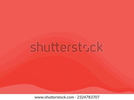 Vector illustration abstract red and pink wave background. Dynamic shape combination patterns wallpaper for business presentation, banner, cover flyer, brochure, and poster. Elegant, cheerfull, brave