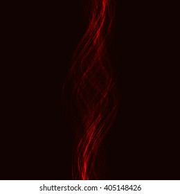  Vector illustration abstract Red wave background