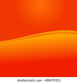 Vector illustration  abstract and  red  wave background