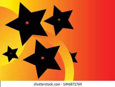 VECTOR ILLUSTRATION OF ABSTRACT RED AND YELLOW  GRADIENT BACKGROUND.Can be used for wallpaper, textile, wrapping,web page background