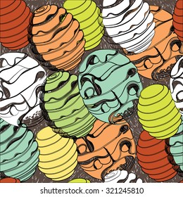 Vector illustration of abstract seamless background.