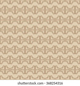 Vector illustration. Abstract seamless geometric pattern