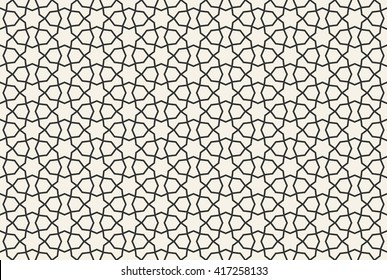 Vector illustration of abstract seamless geometric islamic wallpaper pattern for your design