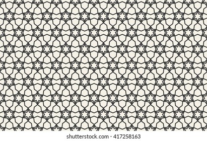 Vector Illustration Abstract Seamless Geometric Islamic Stock Vector ...