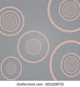 Vector illustration of abstract seamless set of rings