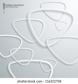Vector illustration abstract shape 3D background design