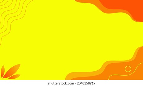 Vector Illustration Abstract Shape Background with Natural and Organic shapes. Autumn Background for Banner, Poster, Wallpaper.