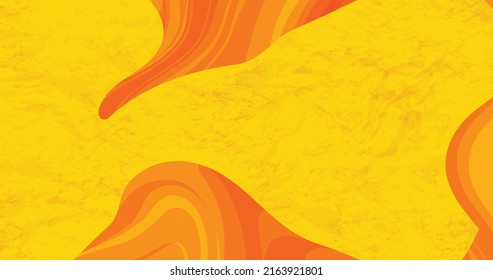 Vektorgrafik abstrakter Form mit heller futuristischer Farbe auf gelbem Schatten 