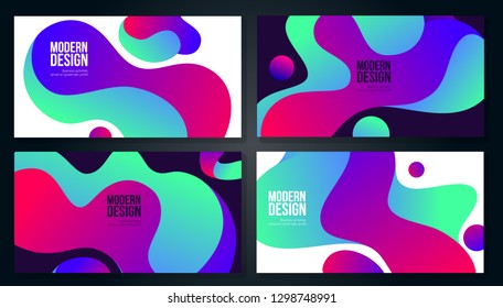 vector illustration abstract shape. colorful creative frames for advertising text, with the effect of imposing. modern graphical design business cards, invitations, gift cards, flyers ,brochures