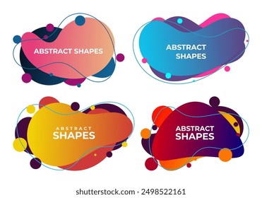 Vector illustration abstract shape. colorful creative frames for advertising text, with the effect of imposing. modern graphical design business cards, invitations, gift cards, flyers ,brochures.