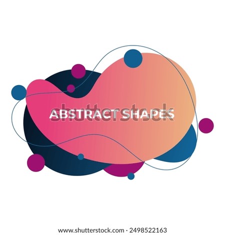 Vector illustration abstract shape. colorful creative frames for advertising text, with the effect of imposing. modern graphical design business cards, invitations, gift cards, flyers ,brochures.