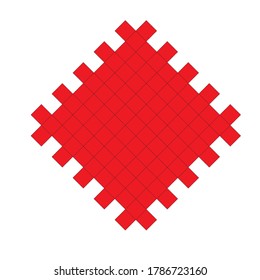 vector illustration abstract shape isolated on white background