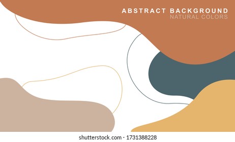 Vector illustration of abstract shapes template background.
