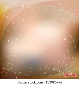 Vector illustration with abstract shining background. Space theme for your presentation