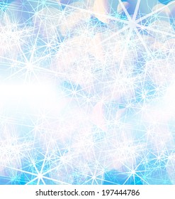 Vector illustration of  abstract shining stars