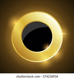 Vector Illustration of Abstract Shiny Light Circles Icon
