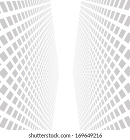 Vector illustration. Abstract skyscrapers background