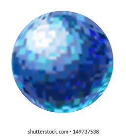 Vector illustration of an abstract  sphere