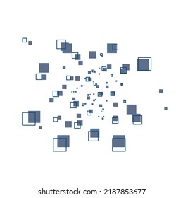 Vector Illustration with abstract squares
