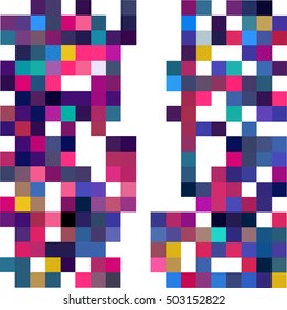 Vector Illustration of abstract squares. Background design for poster, flyer, cover, brochure.